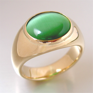【実例65】緑石からリングを制作